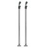 Oceansouth Telescopic Bimini Top Support Poles Aluminium 2' - 4' w/mounts fits Most Frames view 1