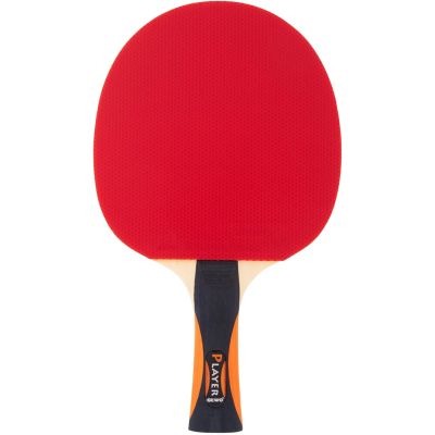 GEWO Unisex - Adult Thunderball 2 High Control and Maximum Spin Table Tennis Bat, Black/Orange, One Size