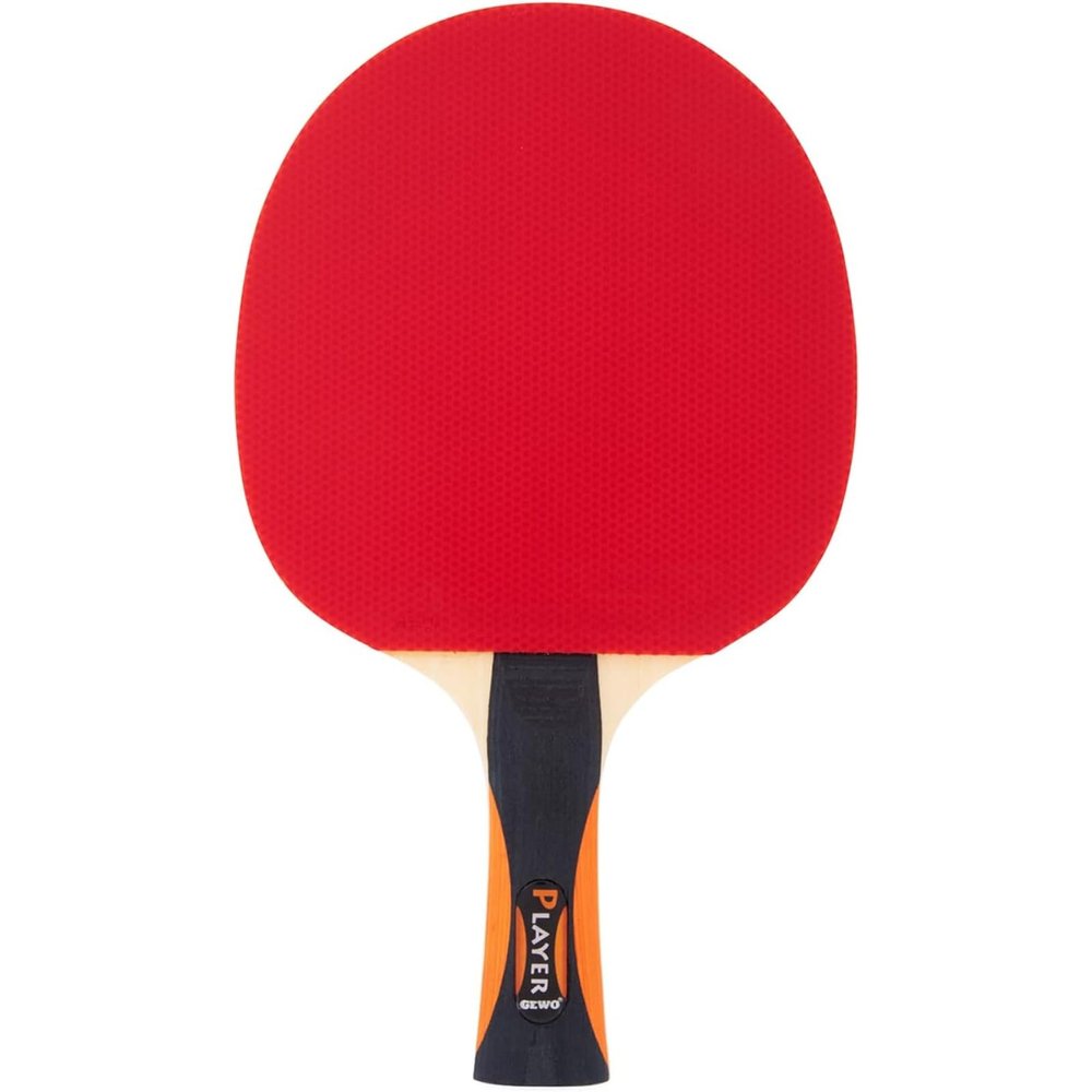 GEWO Unisex - Adult Thunderball 2 High Control and Maximum Spin Table Tennis Bat, Black/Orange, One Size