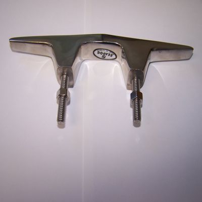 7-3/4" Inch Long Stud Mount Cleat Chrome Over Brass Sea-Dog Line SURPLUS C2 15B L 13200-2968