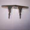 7-3/4" Inch Long Stud Mount Cleat Chrome Over Brass Sea-Dog Line SURPLUS C2 15B L 13200-2968 view 1