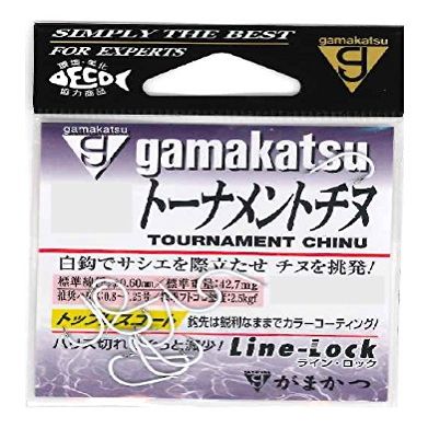 Gamakatsu 66019 Single Hook, Tournament, Chinu, No. 4, 11 Pieces, White