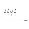 Gamakatsu 67200 Single Hook, A1 Add-On Long, Brown, No. 9, 10 Pieces view 2