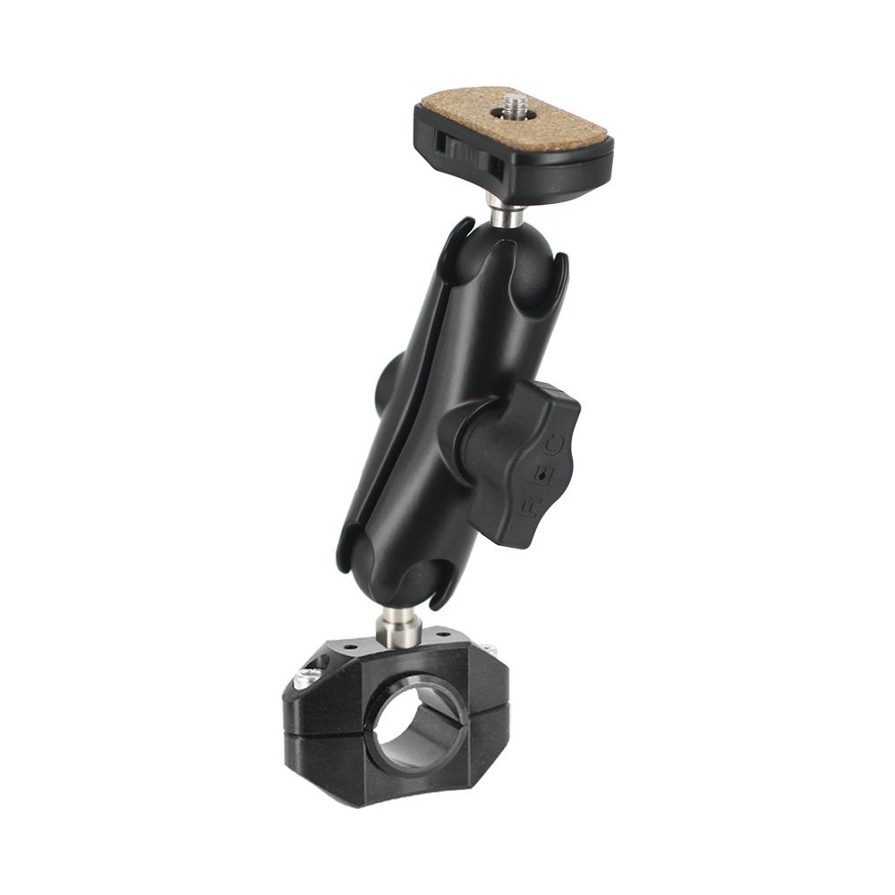 REC-MOUNTS DF-21BBK-M222 Motorcycle Handlebar Mount Set, Type A Bar Mount Set for Drift Action Cameras