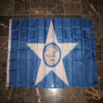 3x5 City of Houston Texas Flag 3'x5' Banner Brass Grommets