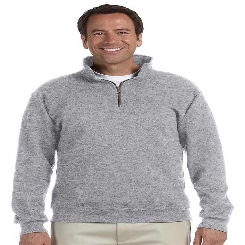 9.5 oz., 50/50 Super Sweats NuBlend Fleece Quarter-Zip Pullover 3XL OXFORD