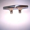 132-1644 Sea-Dog Line 8-1/4" Inch Long Zinc Chrome Plated Open Base Four-Hole Cleat SURPLUS view 1