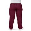 Adar Universal Mens Scrubs - Drawstring Tapered Leg Scrub Pants - 504 - Burgundy - XS view 2
