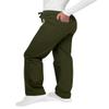 Adar Universal Mens Scrubs - Drawstring Tapered Leg Scrub Pants - 504 - Olive - S view 3