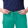 Adar Universal Mens Scrubs - Drawstring Tapered Leg Scrub Pants - 504 - Surgical Green - M view 4