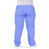 Adar Universal Mens Scrubs - Drawstring Tapered Leg Scrub Pants - 504 - Ceil Blue - M view 2