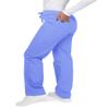 Adar Universal Mens Scrubs - Drawstring Tapered Leg Scrub Pants - 504 - Ceil Blue - M view 3