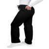 Adar Universal Mens Scrubs - Drawstring Tapered Leg Scrub Pants - 504 - Black - M view 4