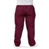 Adar Universal Mens Scrubs - Drawstring Tapered Leg Scrub Pants - 504 - Burgundy - 3X view 2