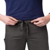 Adar Universal Mens Scrubs - Drawstring Tapered Leg Scrub Pants - 504 - Pewter - XS view 4