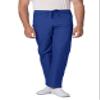 Adar Universal Mens Scrubs - Drawstring Tapered Leg Scrub Pants - 504 - Royal Blue - XL view 3
