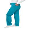 Adar Universal Mens Scrubs - Drawstring Tapered Leg Scrub Pants - 504 - Teal Blue - XL view 3