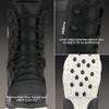 5th Element ST Lace and Dial Snowboard Boots for Men - Black Compatible with Strap Snowboard Bindings- Waterproof Liners -All Mountain Snowboarding Men Size (Black 25, 7.0) view 3