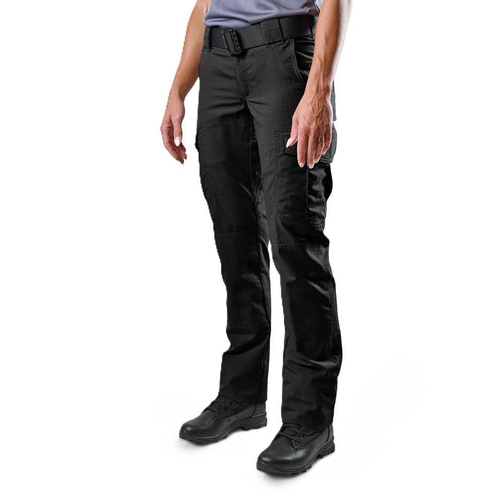 Tru-Spec Women's 24-7 Series Ascent Pants Polyester Cotton Micro Rip-Stop with Mechanical Stretch, Black - 29W x 35L