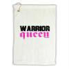 TOOLOUD Warrior Queen Pink Script Micro Terry Gromet Golf Towel 16" x 25" view 1