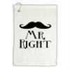 TOOLOUD - Mr Right Micro Terry Gromet Golf Towel 16" x 25" view 1