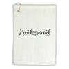 TOOLOUD Bridesmaid Design - Diamonds Micro Terry Gromet Golf Towel 16" x 25" view 1