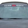 FANMATS 61518 NCAA - Ole Miss Rebels Sun Stripe Windshield Decal 3.25 in. x 34 in. - Great Gift for Sports Fans - Works On Hard Surfaces - for Homes, Cars, Trucks, SUVs. view 1