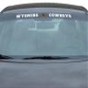 FANMATS 61539 NCAA - Wyoming Cowboys Sun Stripe Windshield Decal 3.25 in. x 34 in. - Great Gift for Sports Fans - Works On Hard Surfaces - for Homes, Cars, Trucks, SUVs. view 1