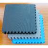 BalanceFrom Puzzle Exercise Mat with EVA Foam Interlocking Tiles for MMA, Exercise, Gymnastics and Home Gym Protective Flooring, 1/2" Thick, 24 Square Feet, Blue view 3