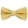 SYAYA Men's Bow Tie, Polka Dot Pre-Tied Bowtie for Boy Clip-On Formal Tuxedo or Weddings & Easter Day Dinner Parties M-B-T1 (Z2 - Golden With Black Dots, L - (adults)) view 1