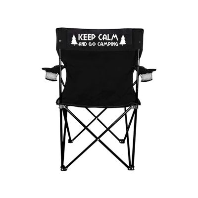 VictoryStore Keep Calm, Go Camping, Camping Chair, Includes Carrying Bag