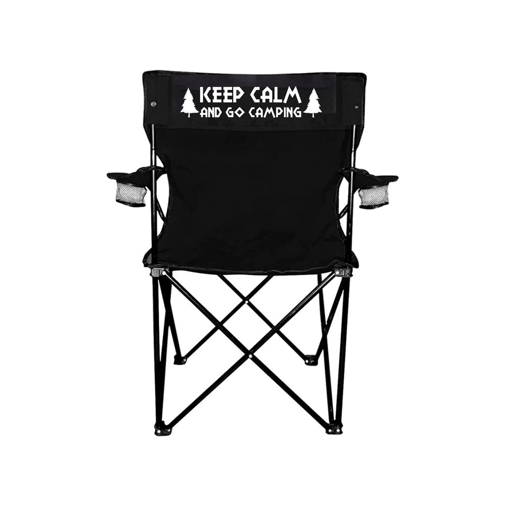 VictoryStore Keep Calm, Go Camping, Camping Chair, Includes Carrying Bag