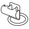 CatEye Rapid X/X2 Spacer for Flex Attach 534-2470 Cycling Lights and Reflectors - Black view 2
