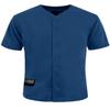 NE PEOPLE Mens Plain Short Sleeve Button Down Active Stripe Baseball Jersey view 1
