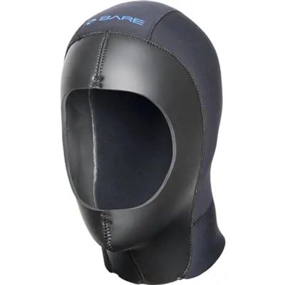 BARE 9MM Elastek Dry Hood | Wear with drysuit | Made with Full Stretch ELASTEK Neoprene Material | Great for Scuba Diving in Cold Water | Comfortable | S