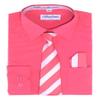 Boy's Dress Shirt, Necktie, and Hanky Set - Coral, Size 20 view 1