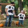 Ann Arbor T-shirt Co. Silly Ghost Face | Spooky Halloween Ghoul Face Easy Costume Youth T-Shirt-Youth,M White view 3