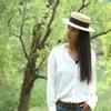 Classic Italy Boater Boater Hat Gondolier Straw Size 53 Cm Naturel view 2