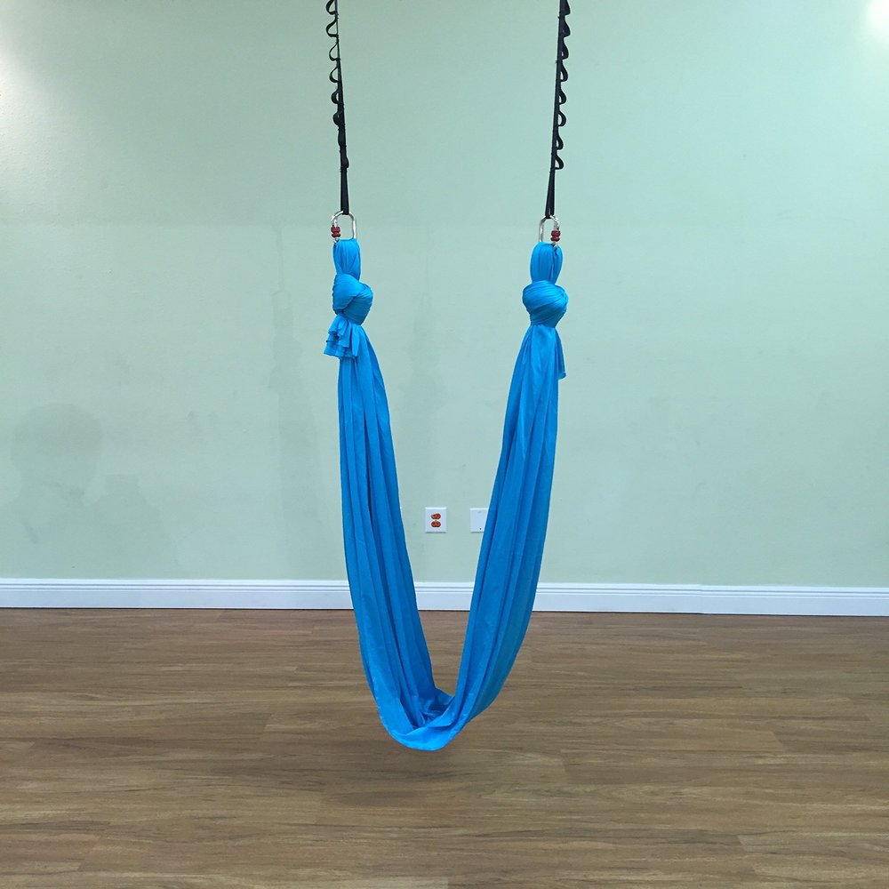Premiere Aerial Yoga Hammock (Yoga Swing/sling, Aerial Yoga, Antigravity) (Turquoise)