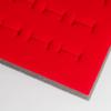 888 Display USA Red Jewelry Ring Foam Display Insert Liner 72 Slit Ring Foam 14 1/8" x 7 5/8" x 5/8" made in the USA. Store it at home or just use it for your business. view 2