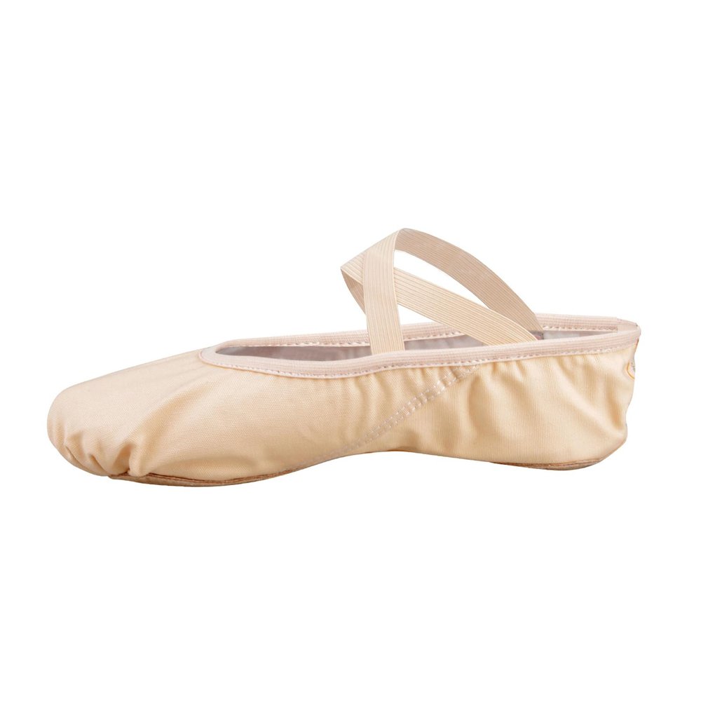 Bezioner Girls Canvas Ballet Shoes Ballet Slipper for Kids Women Yoga Shoes for Dancing-Ballet Pink (Size 3 Big Kid)