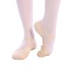 Bezioner Girls Canvas Ballet Shoes Ballet Slipper for Kids Women Yoga Shoes for Dancing-Ballet Pink (Size 3 Big Kid) view 2