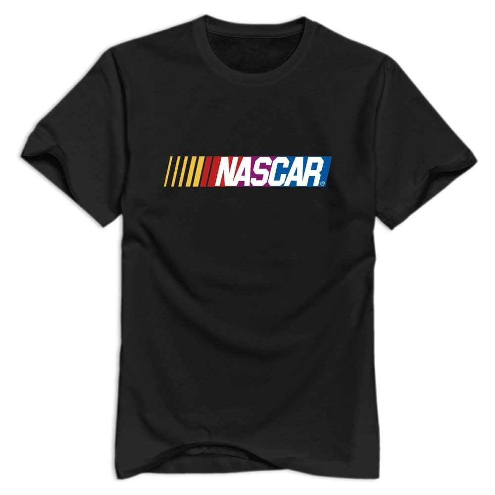 Black NASCAR 100% Cotton T Shirt For Man Size S