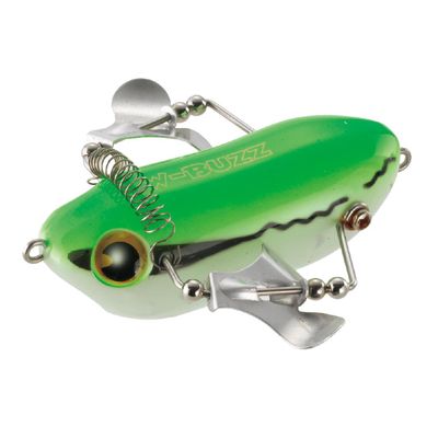 TIEMCO 300902201002 Topwater Double Buzz 2.2 inches (56 mm), 0.5 oz (13 g), Red Frog #02