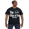 ALLNTRENDS Men's T Shirt The Father of The Groom (XL, Black) view 1