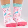 Stephen Joseph, Toddler Kids Boys Girls Unisex Non-Slip Fashion Cotton Crew Socks, Pink Unicorn, Small US view 3