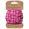 Karma Pink Poppy Headband for Women - Medium - Fabric Headband and Stretchy Hair Scarf - Dark Pink view 1
