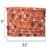 Karma Midnight Floral Headband for Women - Thin - Fabric Headband and Stretchy Hair Scarf - Dark Grey view 3