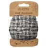 Karma Gifts Black Dots Headband for Women - Medium - Fabric Headband and Stretchy Hair Scarf - Black And White view 1