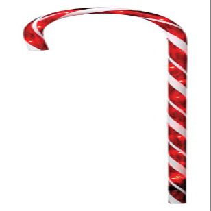 Inliten Celebrations 21254-71 Candy Cane Path Marker, Red, 27"